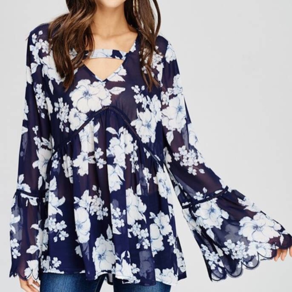 Floral blouse